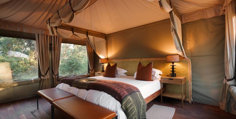 Standard tent bedroom