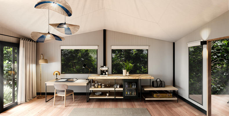 Kwestani Camp Room Tea Station (Render)