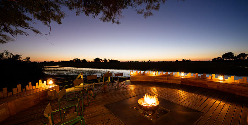 Jacana Camp Fireplace