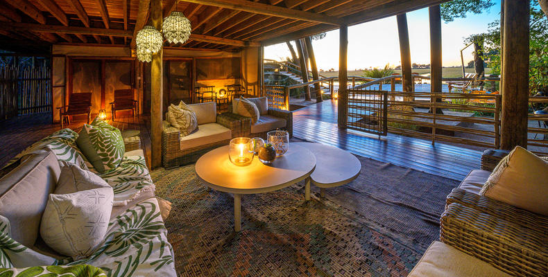 Jacana Camp Downstairs Lounge