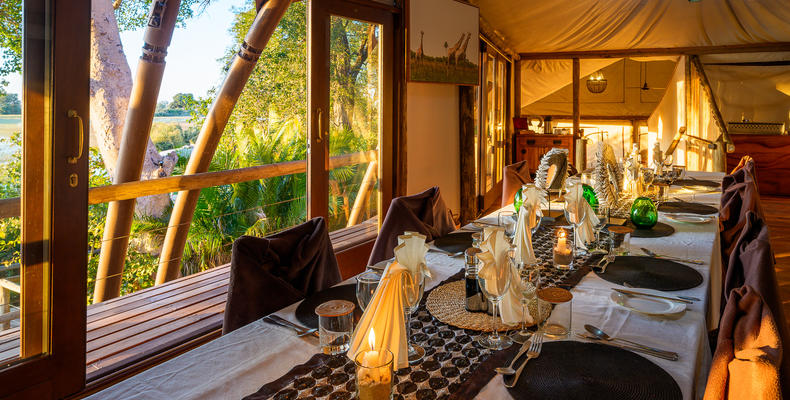 Jacana Camp Dining
