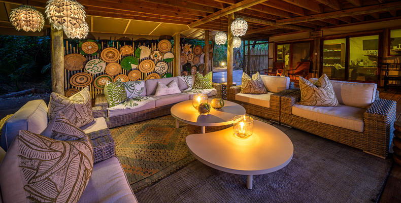 Jacana Camp Downstairs Lounge