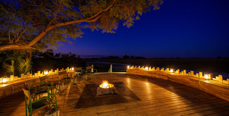 Jacana Camp Fireplace