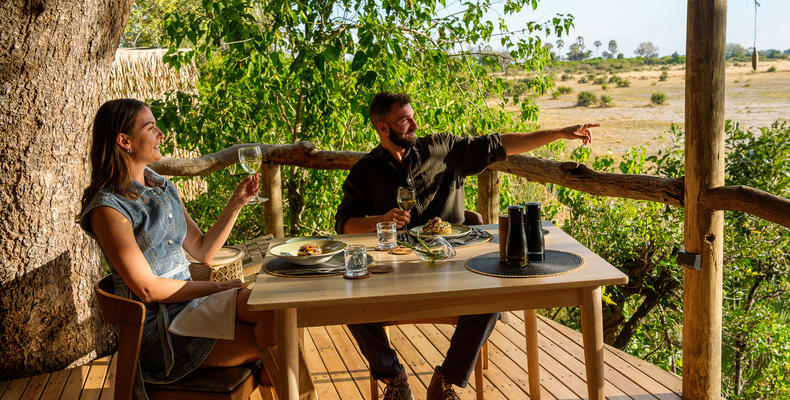Tubu Tree Camp Dining