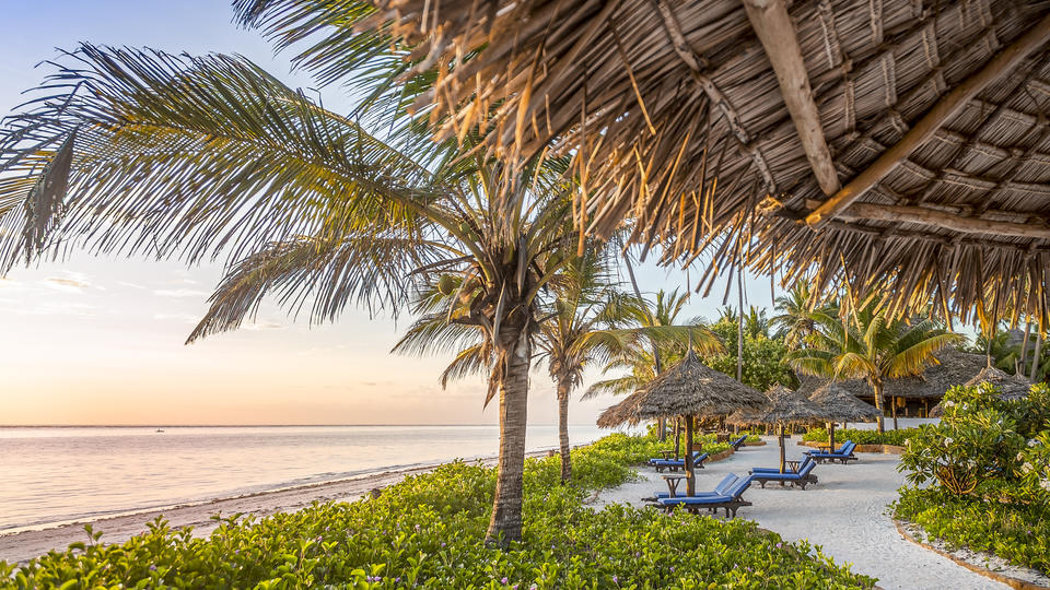 One of the longest hotel beaches in Zanzibar