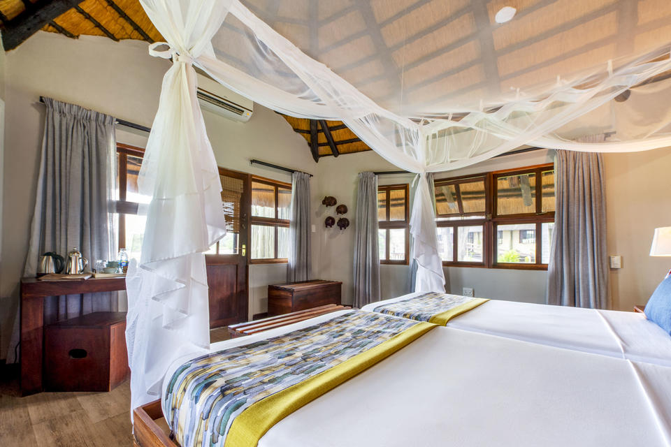 Innenausstattung des Hakusembe River Lodge