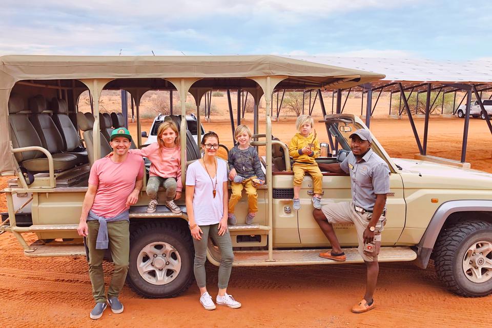 Familien-Naturrundfahrt am Morgen