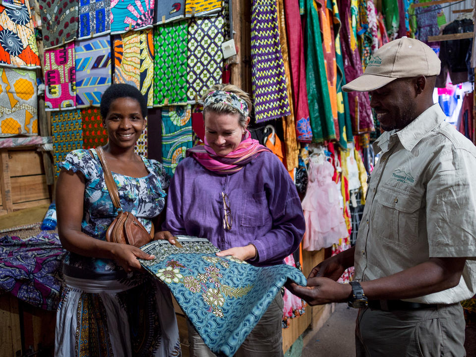 Shopping-Ausflug auf dem Markt im nahegelegenen Musanze