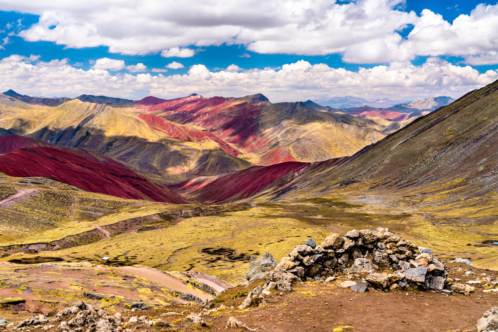 viewpoint at palccoyo rainbow mountains near cusco in peru1