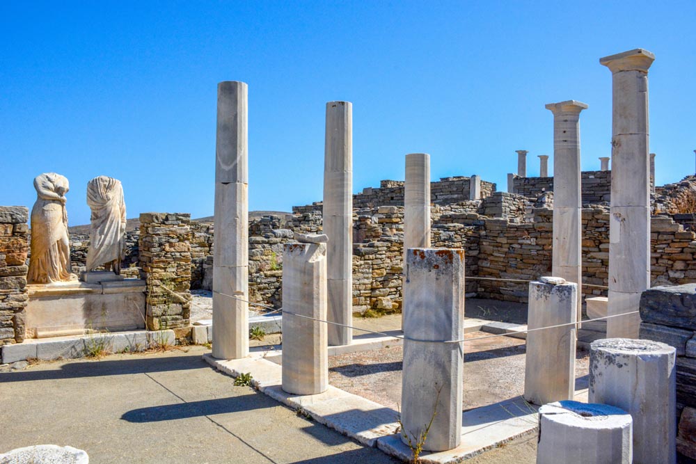 house of cleopatra on delos greece