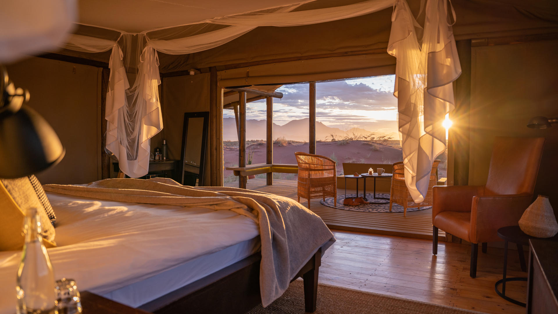 Wolwedans Dune Camp — Tented Rooms