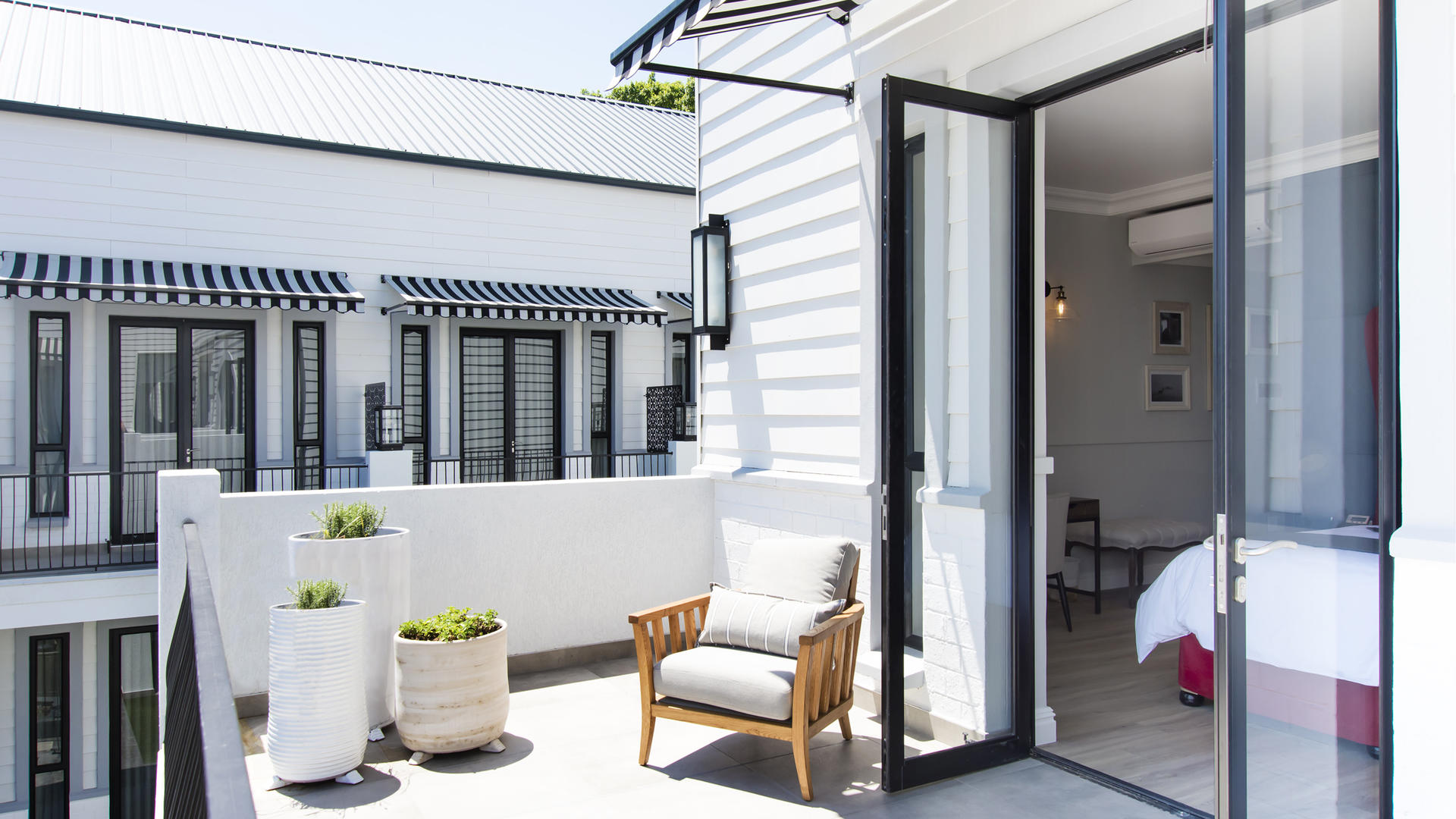 The Weinberg Windhoek — guest room with balcony