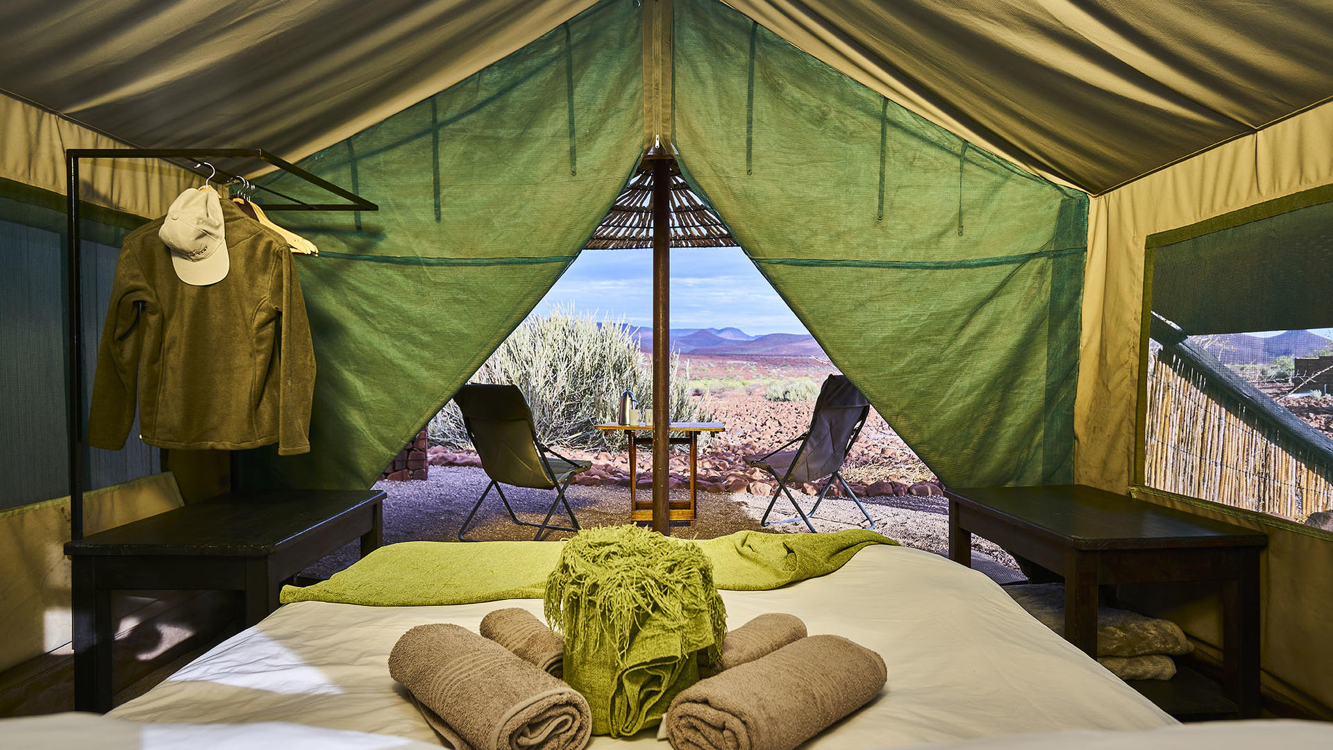 Etendeka Mountain Camp — Double tent