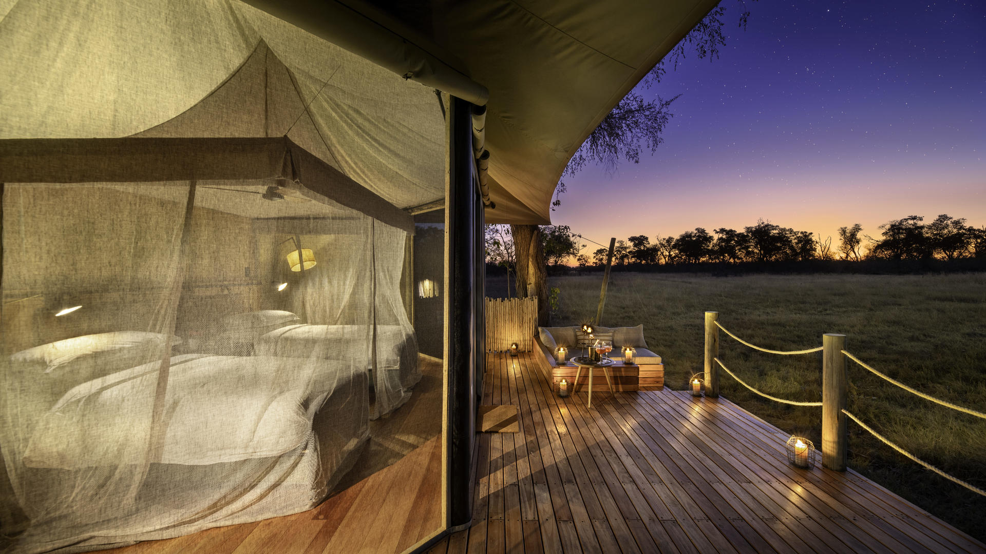 African Bush Camps Khwai Lediba — Honeymoon Tented Suite