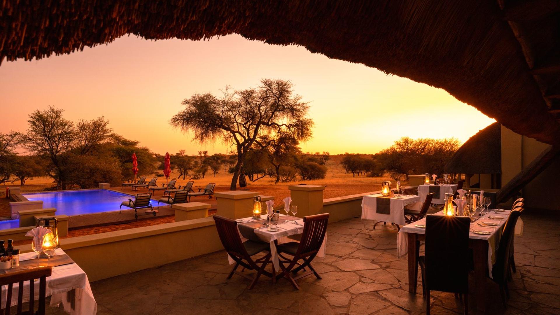 Zebra Kalahari Lodge & Spa — in the heart of the Kalahari, surrounded by red dunes and open landscapes