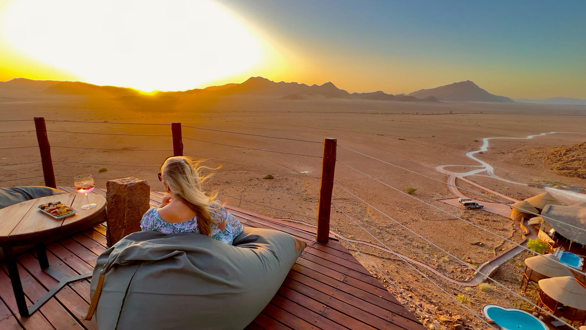 Namib Outpost overlooking the Namib desert